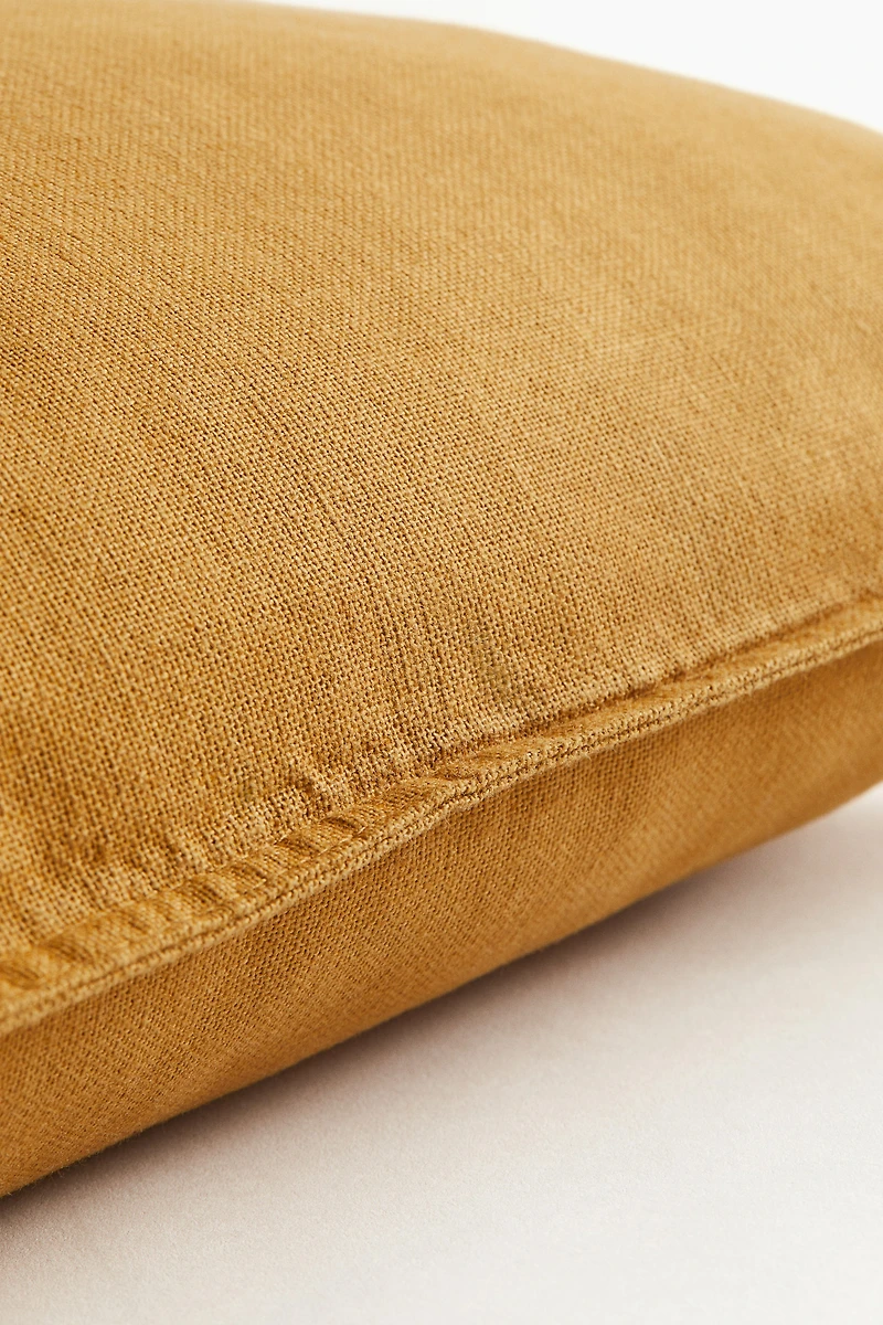 Linen-blend Cushion Cover