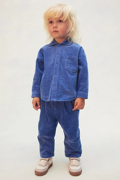 Pantalon de jogging en velours coton côtelé