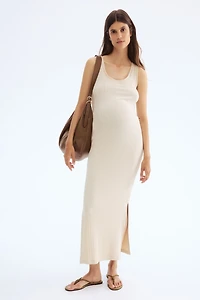 MAMA Rib-Knit Dress