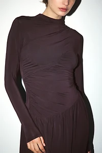 Draped Jersey Dress