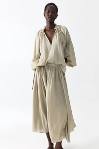 Gathered Modal Skirt