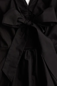 Tie-back Puffy Dress