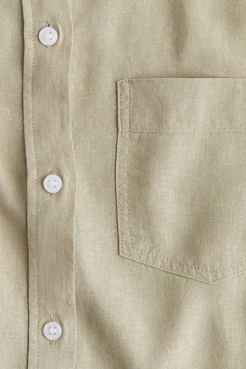 Linen-blend Shirt
