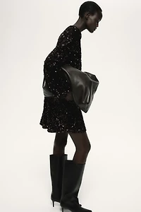 Sequined Mini Dress