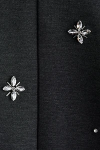 Rhinestone-Embellished Scuba Dress