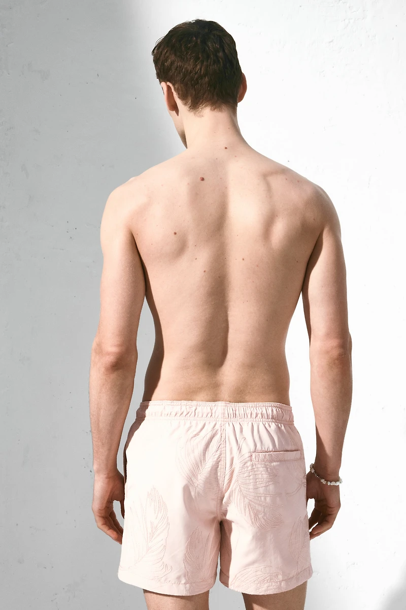 Patterned Swim Shorts
