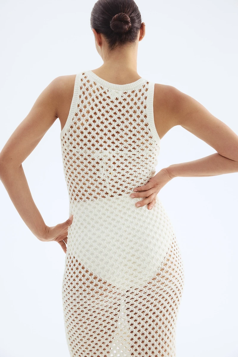 Crochet-Look Dress