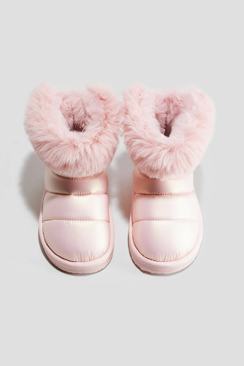 Fluffy-Lined Boots