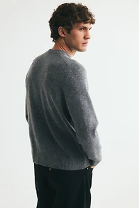 Regular-Fit Brushed Sweater