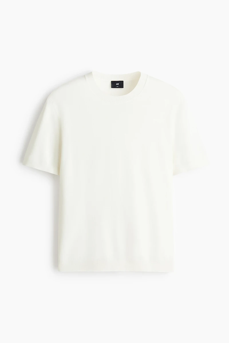 Slim-Fit Knit T-Shirt