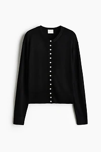 Fine-Knit Cardigan