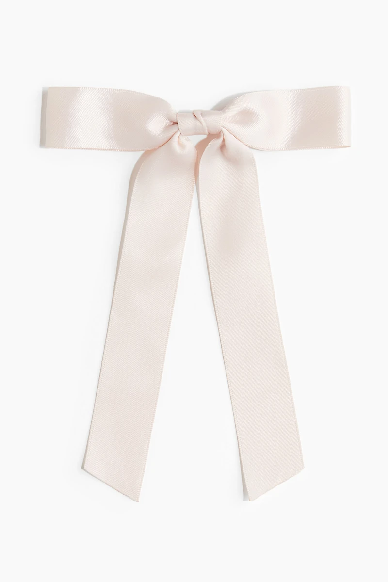 Satin Bow Hair Clip