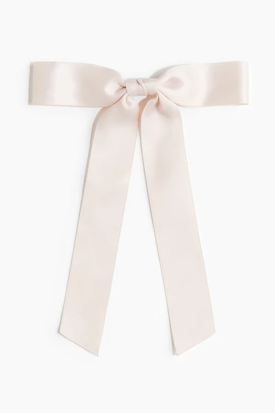 Satin Bow Hair Clip