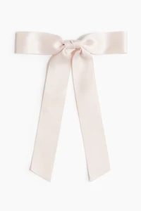 Satin Bow Hair Clip