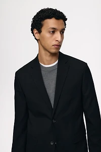 Slim-Fit Single-Breasted Jacket