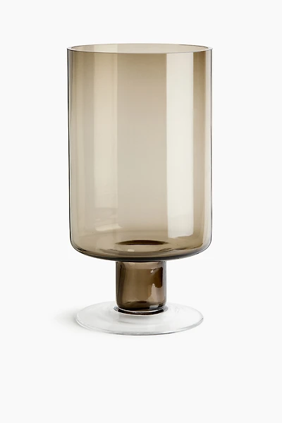 Large Tinted Glass Vase