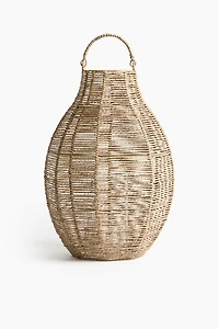Extra-large seagrass lantern