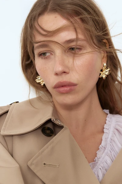 Boucles d'oreilles en forme de fleurs