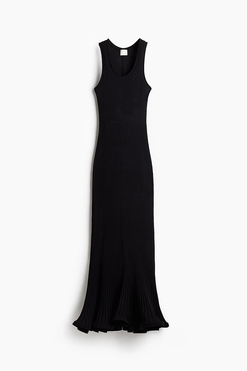 Silk-Blend Maxi Dress