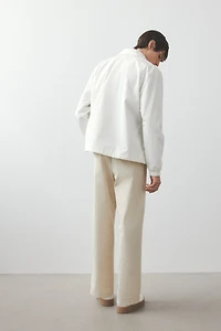 Relaxed-Fit Poplin Pants