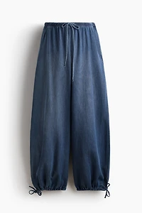 MAMA Pantalon en denim avec jambes ballon
