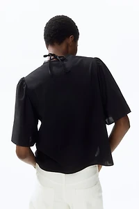 Blouse with Pintucks