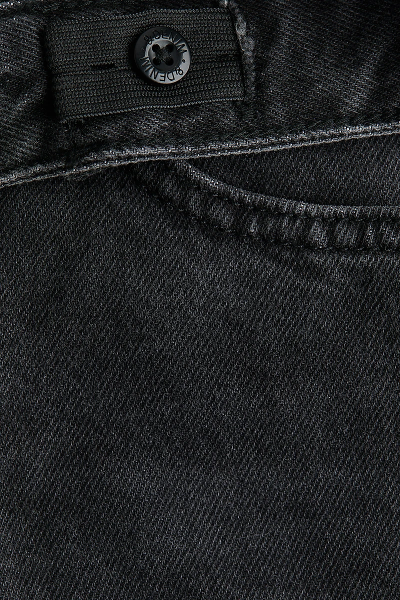 Loose-Fit Denim Shorts