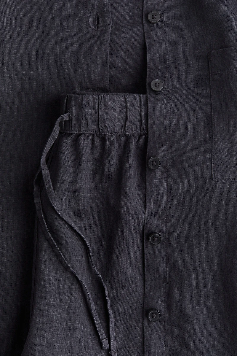 Washed Linen Pajamas