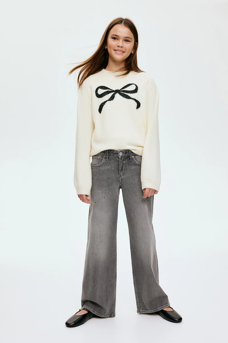 Jacquard-Knit Sweater