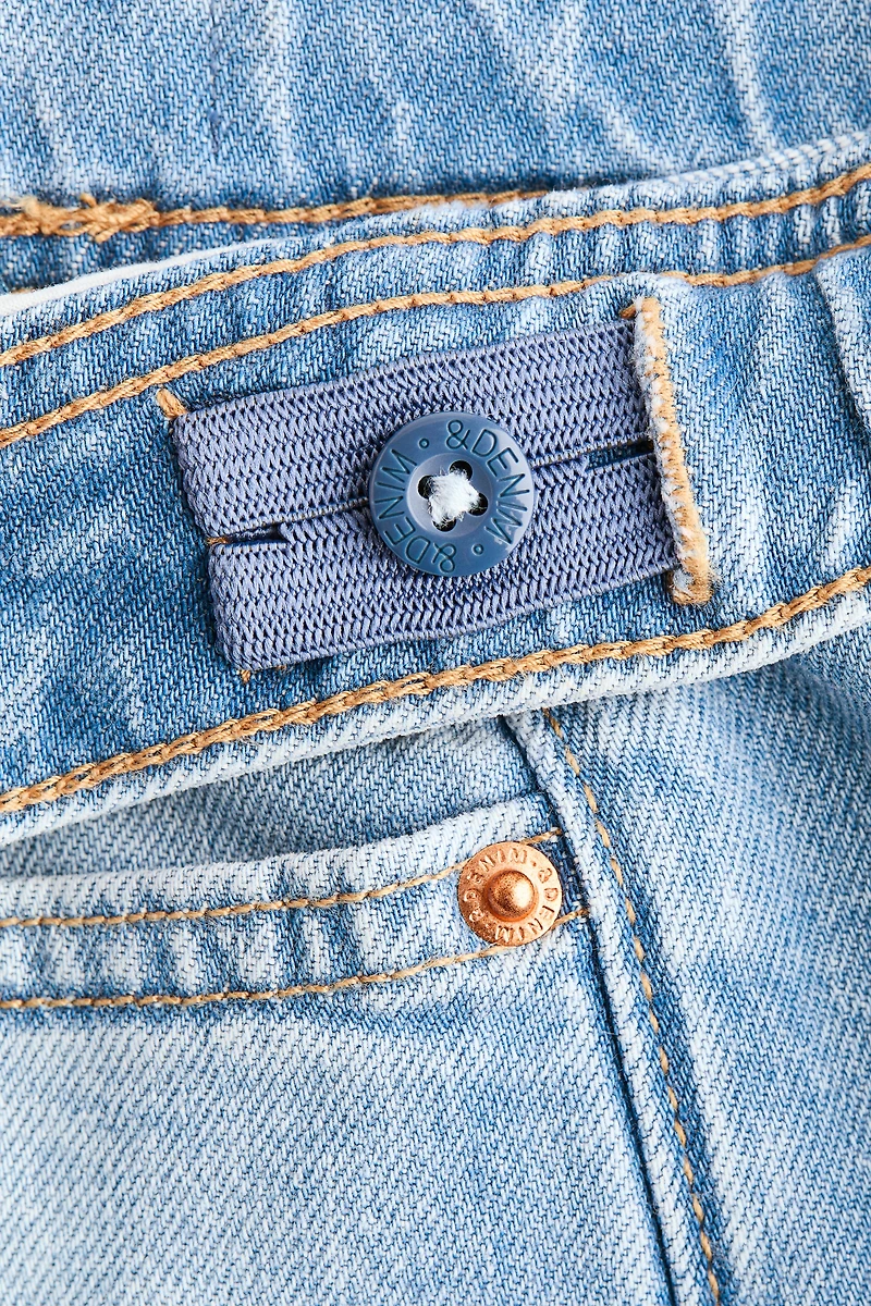 Jupe-short croisée en denim