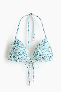 Haut de bikini triangle pigeonnant
