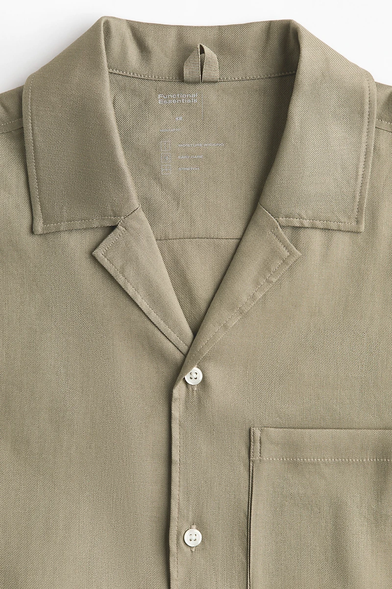 Relaxed-Fit Linen-Blend Shirt