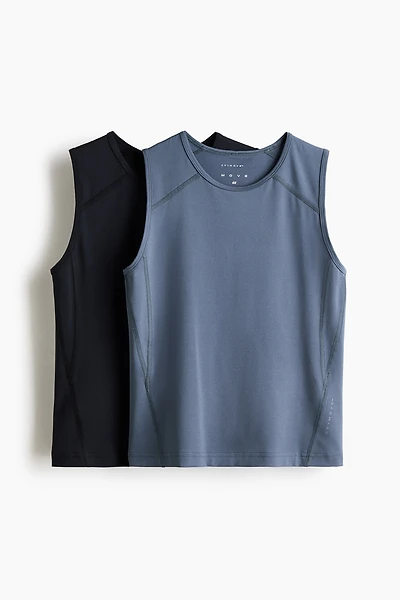 Lot de 2 camisoles sport près du corps DryMove🅪