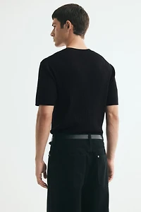 Slim-Fit Knit T-Shirt