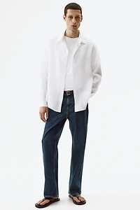 Chemise décontractée en lin