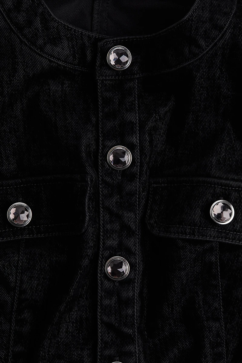 Gilet sans manches en denim