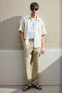 Chemise classique à manches courtes