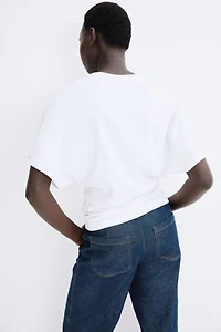 T-shirt à manches papillon