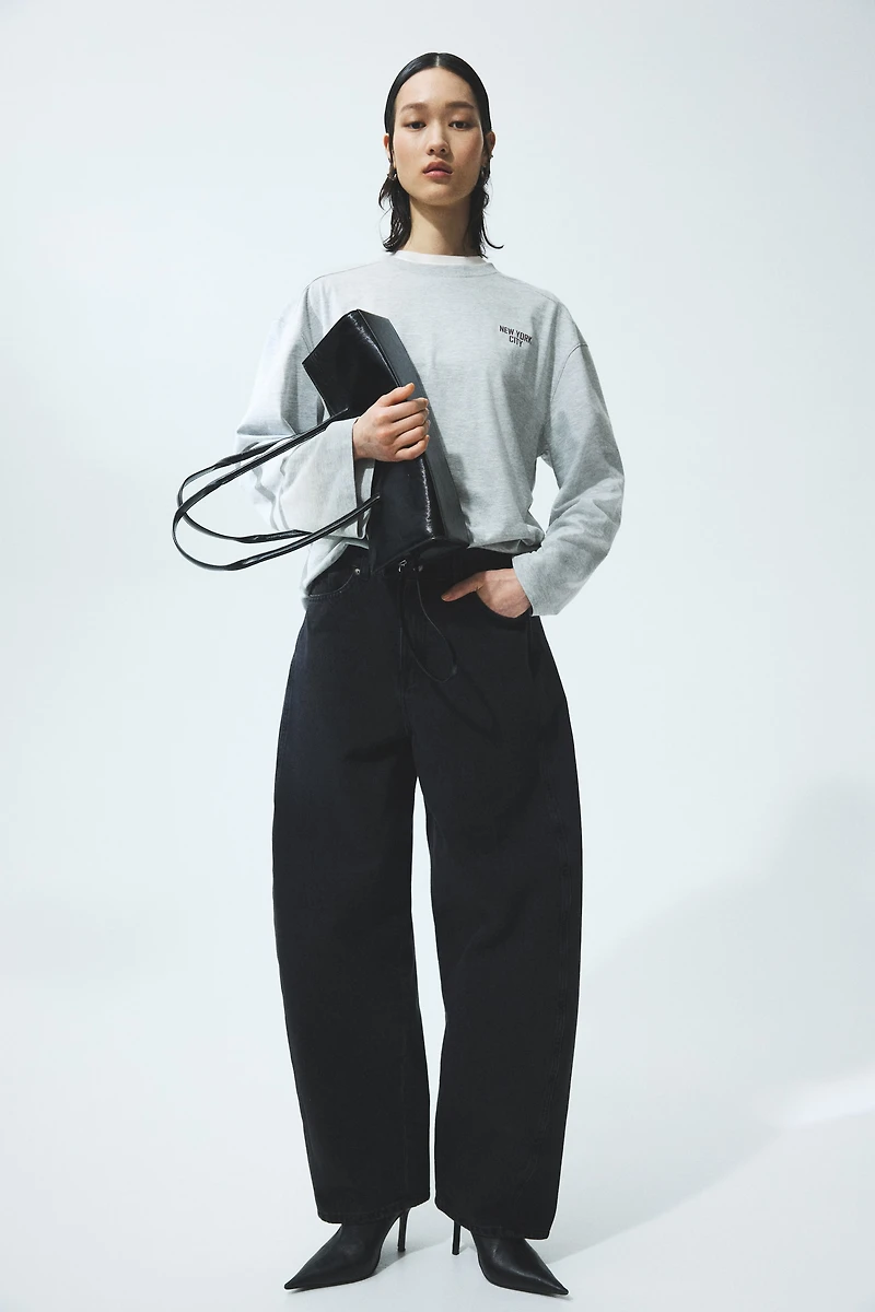 Oversized Jersey Top