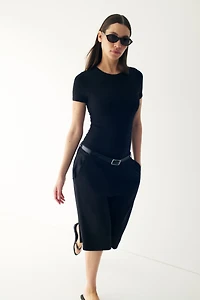 Loose-Fit Linen-Blend Shorts