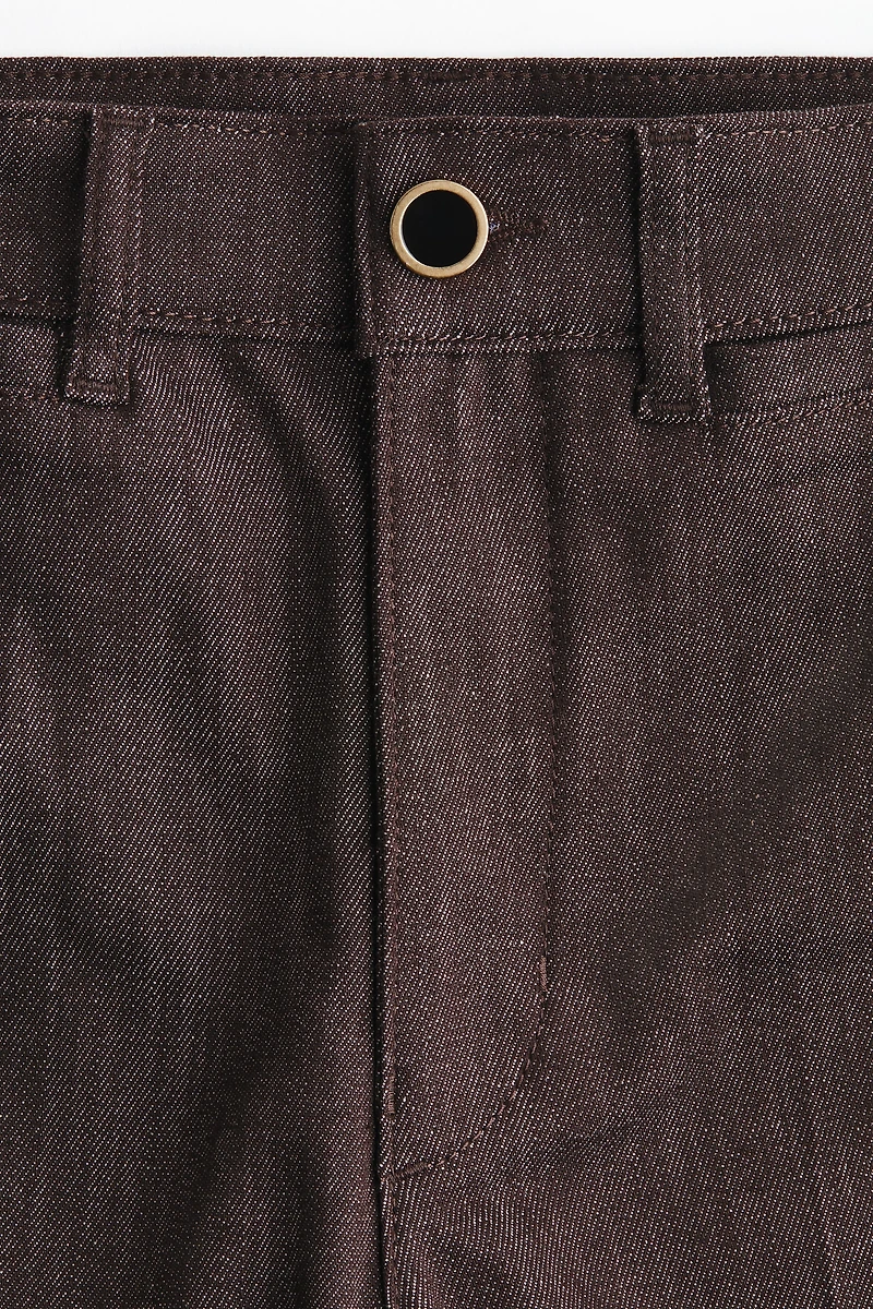 Flared High Ankle Jeans