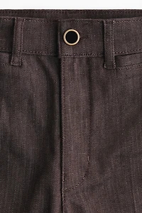 Flared High Ankle Jeans