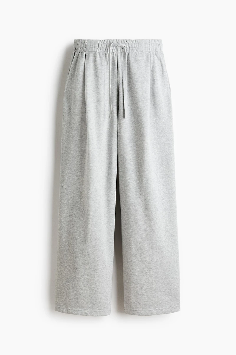 Pleat-Front Sweatpants