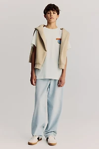 T-shirt en coton avec motif imprimé