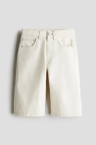 Short flottant en denim