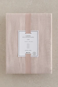 One-pack Long and Wide Linen-Blend Curtain Panel