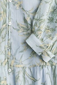 Oversized Crinkled Dress