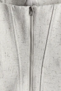 Haut bustier en sergé