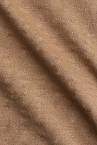 Fine-knit polo-neck top