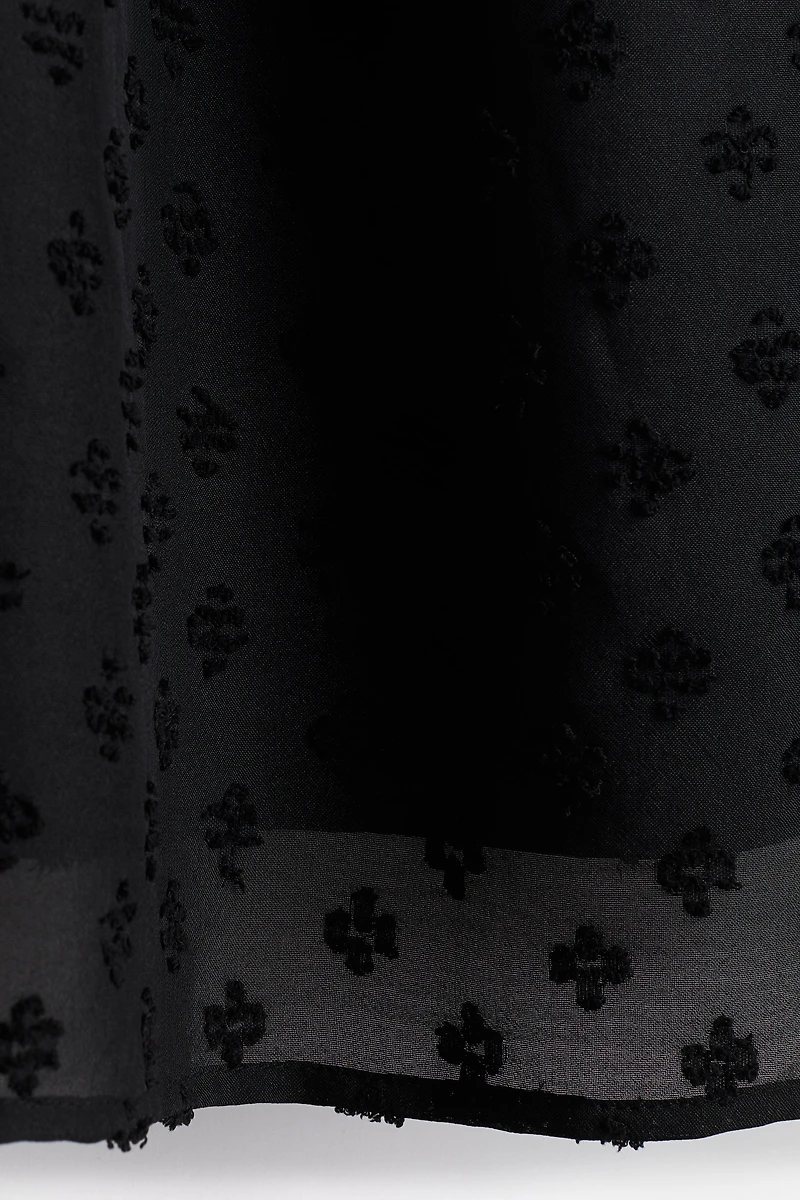 Sheer Plumeti Dress